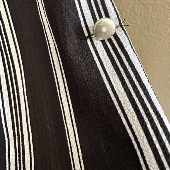 NY Collection Black Long Sleeve Blouse, long sleeve blouse,‎ black blouse, - Picture 7 of 8